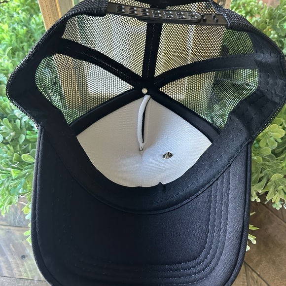 Bougie Fun Chan-el Black Patch Trucker Hat Custom OS Fits Most Adjustable - Picture 5 of 5